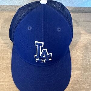 Los Angeles Dodgers New Era Royal Blue Cap with White Logo. Low profile